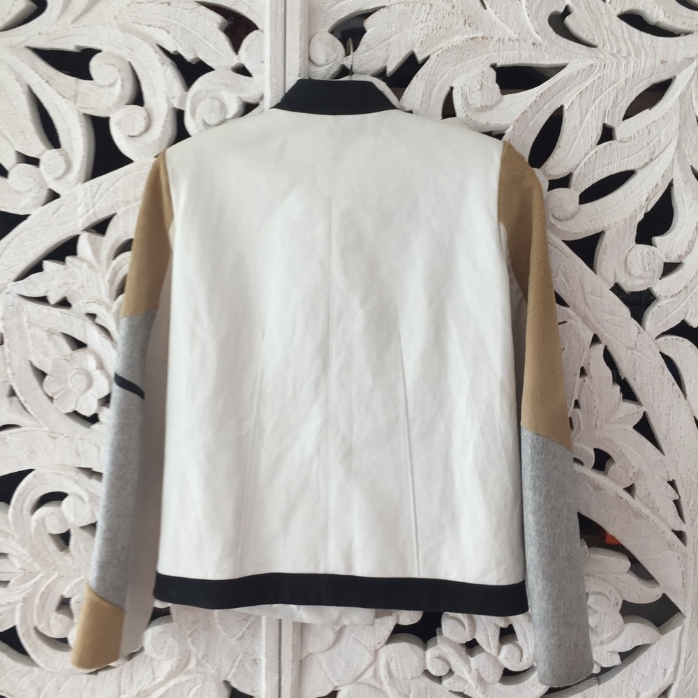 Helmut Lang Leather & Fur Jacket - Picture 3 of 8